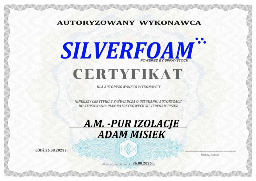 certyfikat jakości am pur